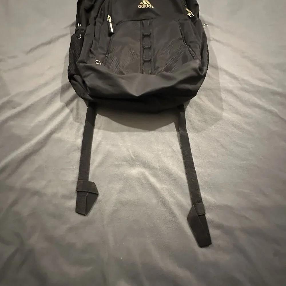 Adidas Prime 6 Backpack Black Gold School Soccer Adjustable Large
